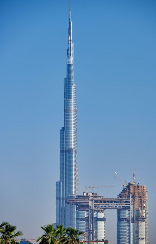 Dubai skyline in United Arab Emirates